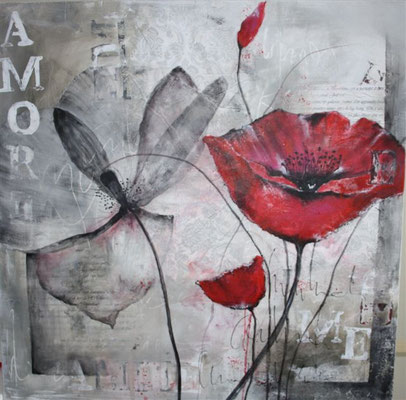 Mohn Amore, 90x90