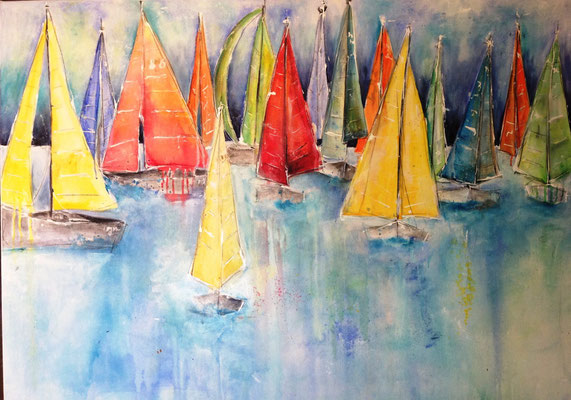 under full sails. 125x90