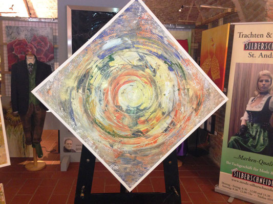 Serie, "golden life I", 100x100