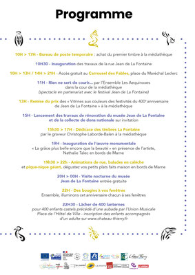 Le programme