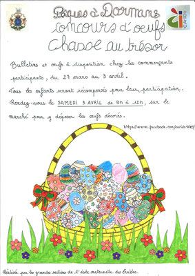 Concours de décoration d’œufs pour les enfants