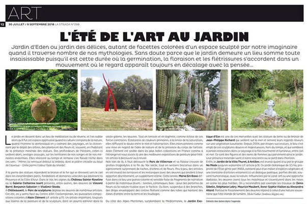 La Strada - 30 juillet / 9 septembre 2018 - n°298