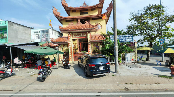 vom Bus aus gesehen als wir in Richtung Mekong-Delta fuhren