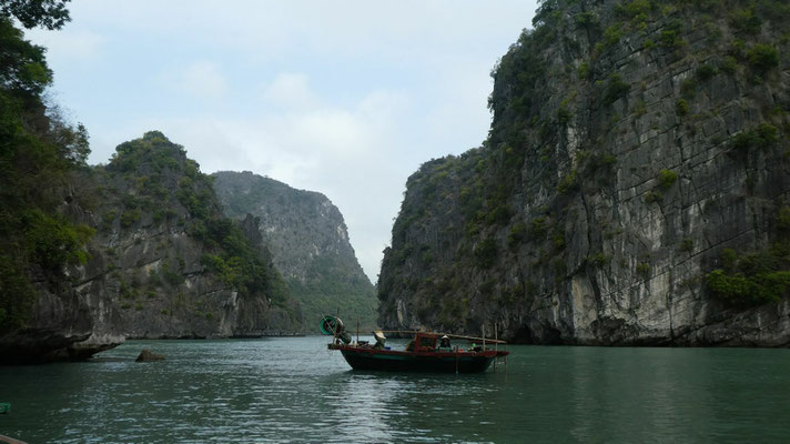 in der Halong-Bucht