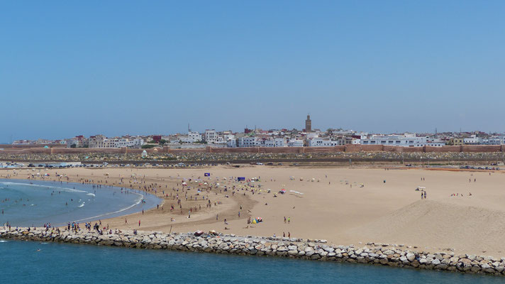 Der Strand von Rabat - Plage de Rabat