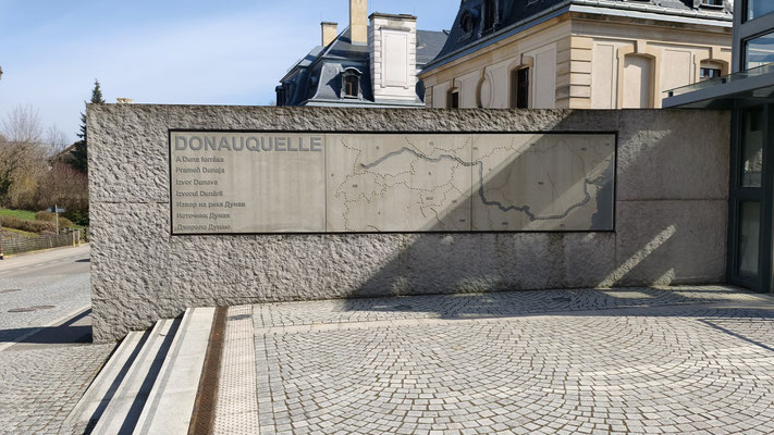 an der Donauquelle - der Weg von der Quelle bis zur Mündung