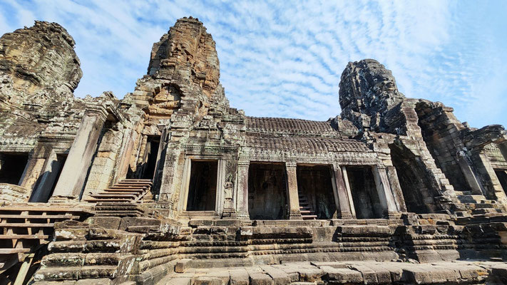 Angkor Thom mit seinem Bayon Tempel...