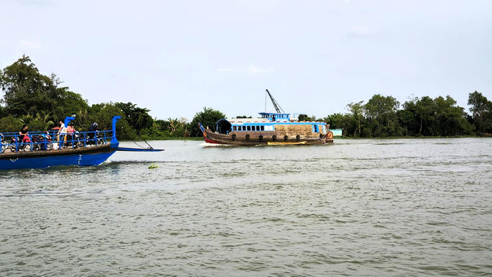 auf dem Mekong