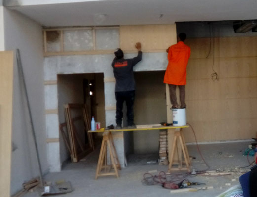 die Handwerker sind fleißig ;-)  2016