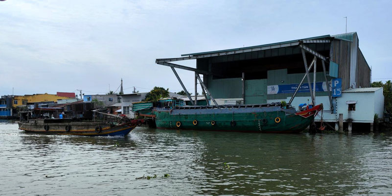 in Phà An Ninh (leider ohne schwimmenden Markt)