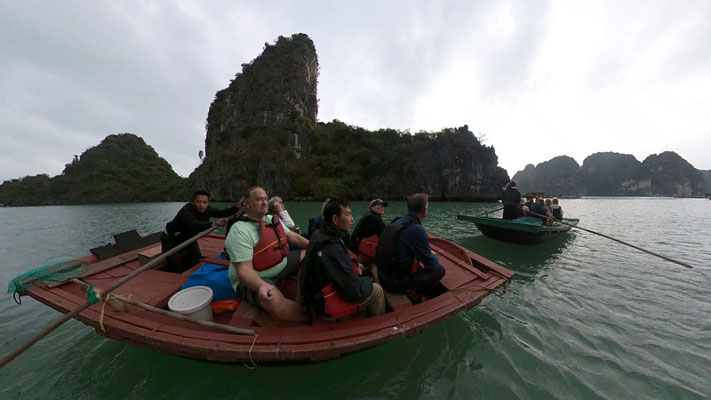 in der Halong-Bucht