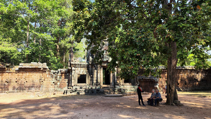 Angkor Thom mit seinem Bayon Tempel...
