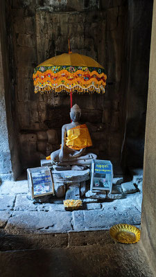 Angkor Thom mit seinem Bayon Tempel...