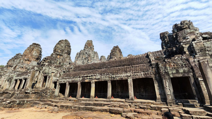 Angkor Thom mit seinem Bayon Tempel...