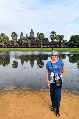 auch wir waren im Angkor Wat Tempel