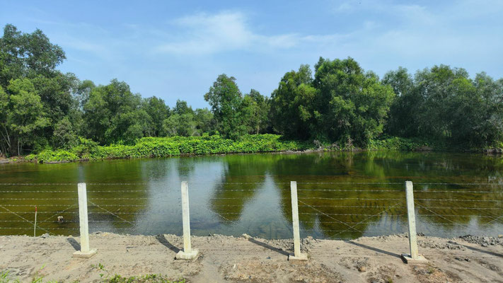 vom Bus aus gesehen als wir in Richtung Mekong-Delta fuhren