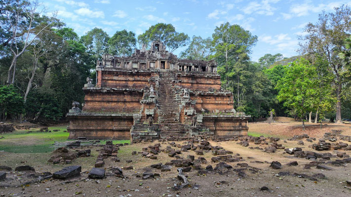 Angkor Thom mit seinem Bayon Tempel...