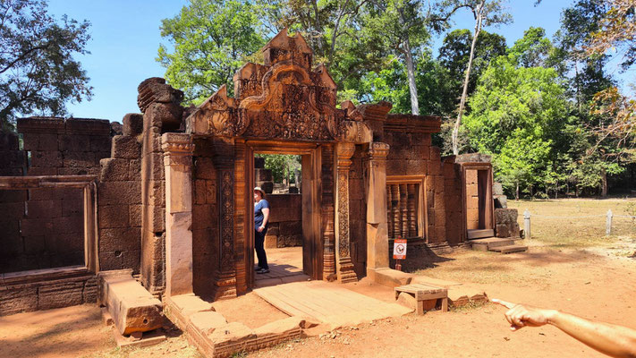 der Banteay Srei Tempel