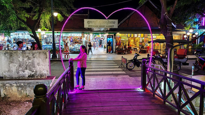 abends in Siem Reap