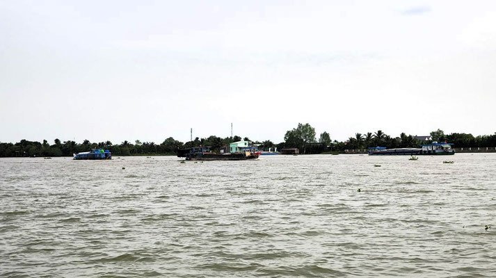 auf dem Mekong