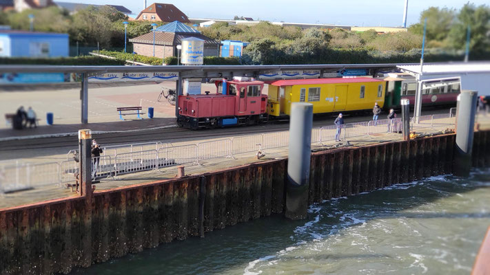 gesehen und mitgefahren in Deutschland auf Borkum