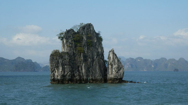 in der Halong-Bucht