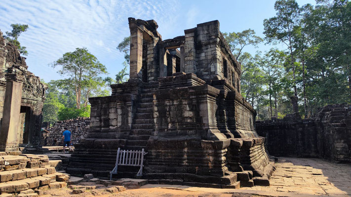 Angkor Thom mit seinem Bayon Tempel...