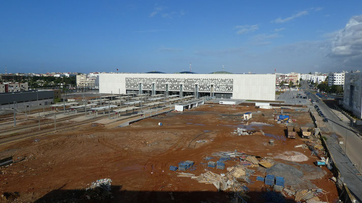 Der neue Bahnhof "Gare Rabat Agdal" 2018