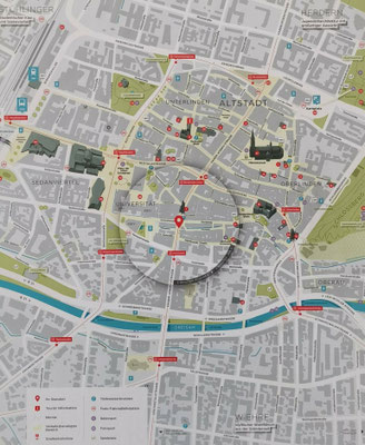 Stadtplan von Freiburg