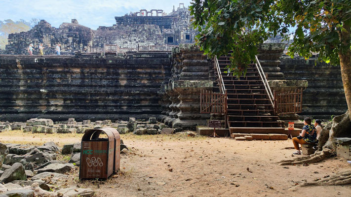 Angkor Thom mit seinem Bayon Tempel...