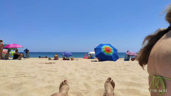 am "Praia da Luz"