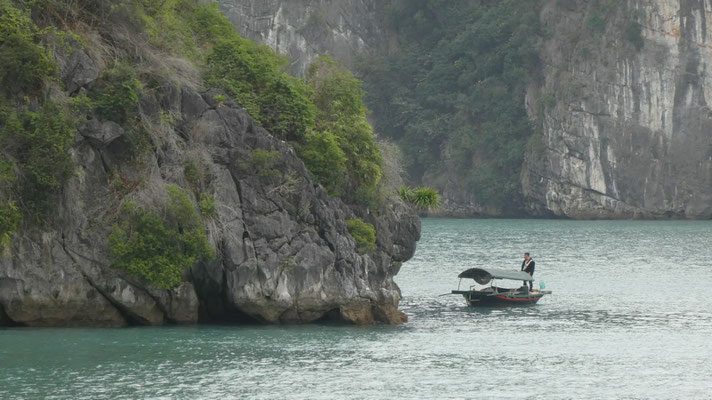 in der Halong-Bucht