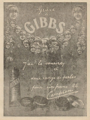 Publicité de 1916