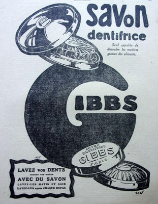 Publicité de 1927