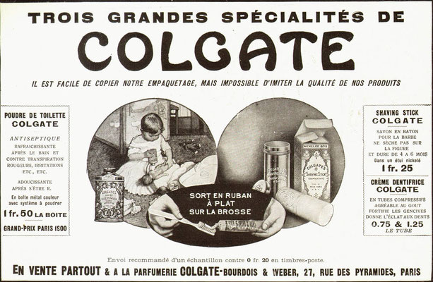 Publicité de 1909