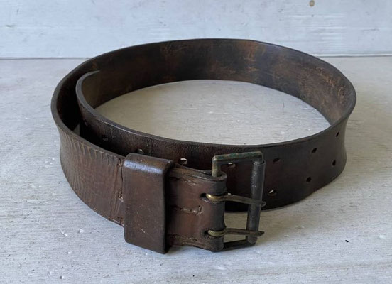 Ceinturon cuir fauve armée française hot sale