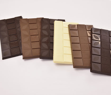 Tablettes de chocolats fins