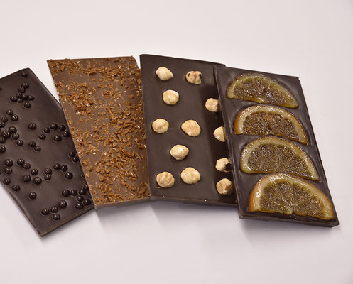 Tablettes de chocolats fins