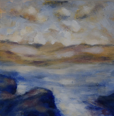 Beach, Acryl, 20x20, 2025