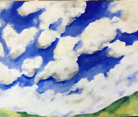 Lucy in the sky, Acryl, 50x50, 2022