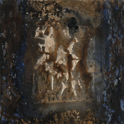 Spuren, 80x80, Acryl, 2015