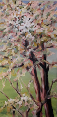 China Girl, Acryl, 50x100, 2024
