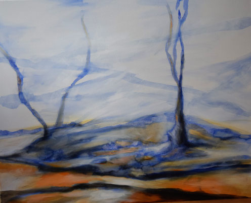 Februar, Acryl, 80x100, 2022