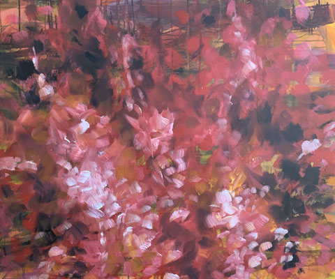 Pink Garden, Acryl, 100x120, 2026 