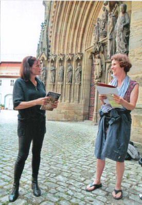 mit Alice Frontzeck, die uns führte