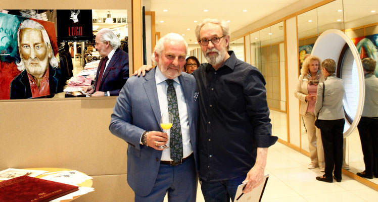 Acrylbilder des Künstlers Bernd Lehmann in der Deutschen Bank