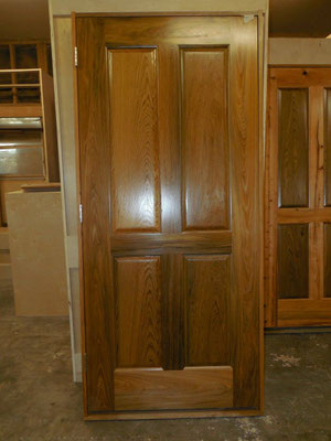Custom Sinker Cypress Interior Door 1 of 3 - Natural Finish