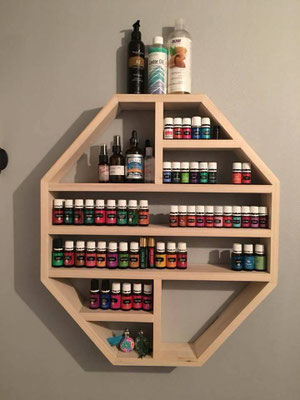 Essential Oil wall shelf