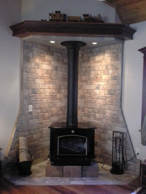 Fireplace Remodel - After