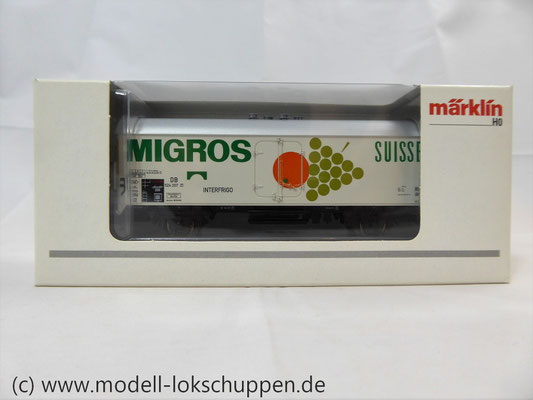 Märklin 48150 Insider-Wagen 2006 Privat-/ Kühlwagen der Interfrigo  „Migros Suisse“    2